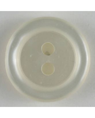 Dill - Small White Pearly Button - 14mm