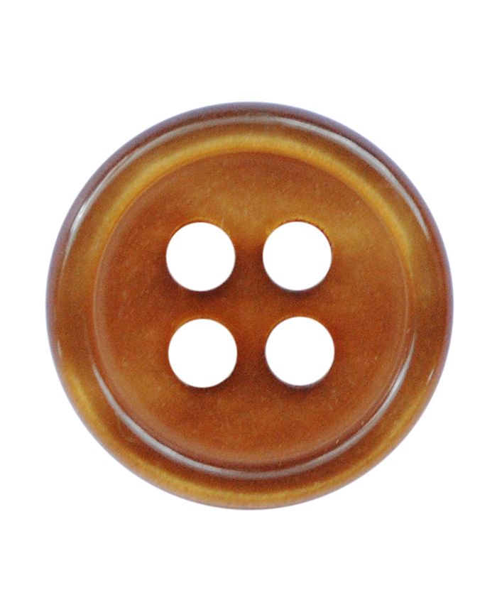 Dill - Light Brown Four Hole Button - Various Sizes
