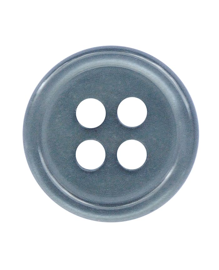 Dill - Smokey Blue Four Hole Button - Various Sizes