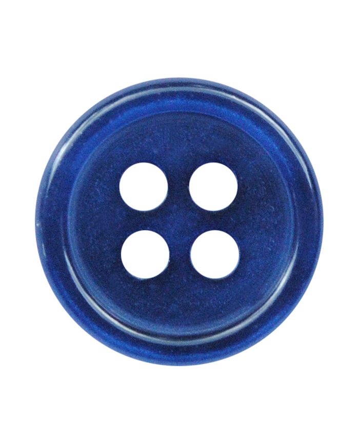 Dill - Blue Four Hole Button - Various Sizes