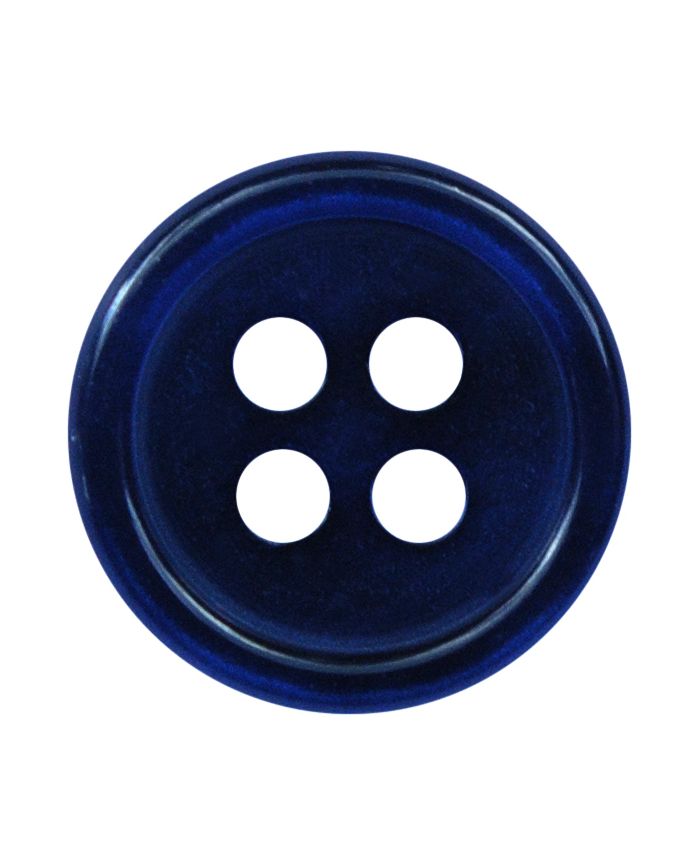 Dill - Navy Blue Four Hole Button - Various Sizes