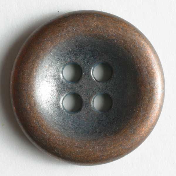 Dill - Four Hole Copper Metal Jeans Button - 18mm