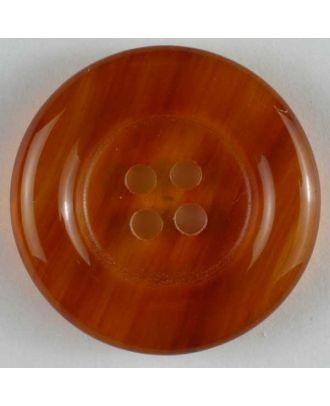 Dill - Streaky Amber Button - 18mm