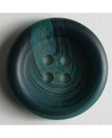 Dill - Matte Dark Green Tortoise Shell Button - 15mm or 23mm
