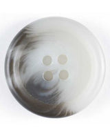 Dill - Matte White Tortoise Shell Button - 15mm