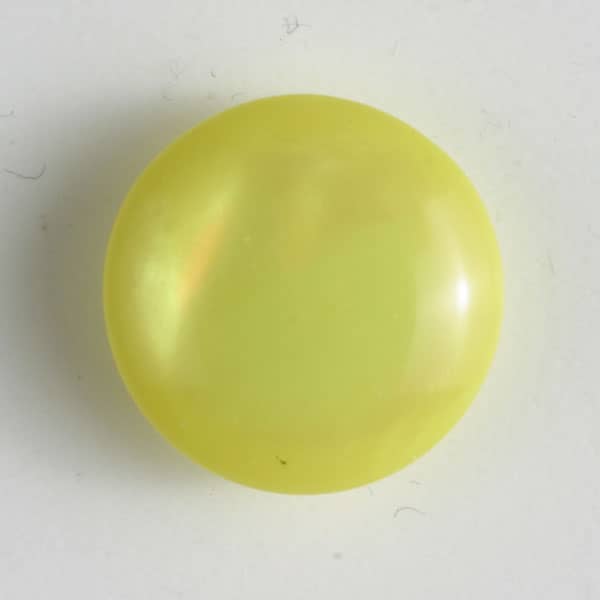 Dill - Pearly Yellow Cap Shank Button - 13mm