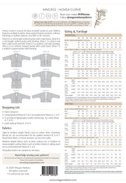 Megan Nielsen - Hovea Jacket and Coat - Size 0-20 or 14-34 (Curve)