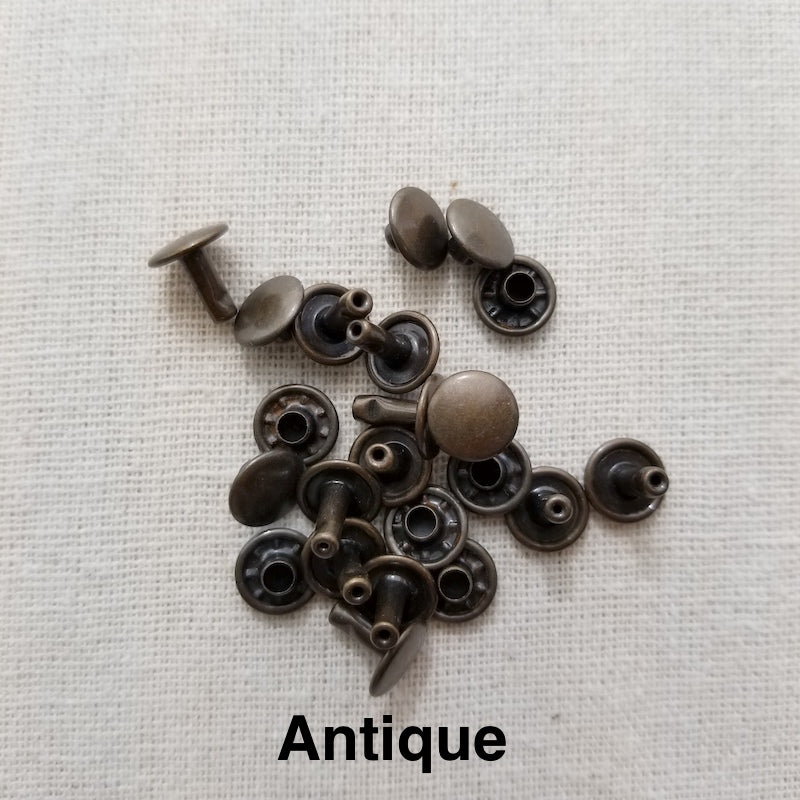Fabric Rivetes Rivets - Various Sizes and Finishes | Bolt Fabric Boutique