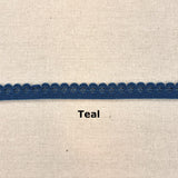 Picot Elastic - 1/2" (13mm) - Pinwheel - Various Colors