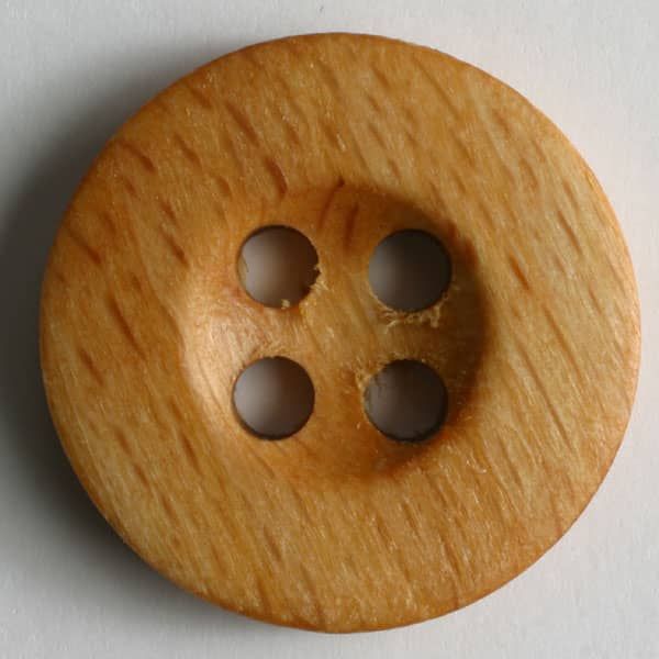 Dill - Wood Button - Four Hole - 18mm or 20mm