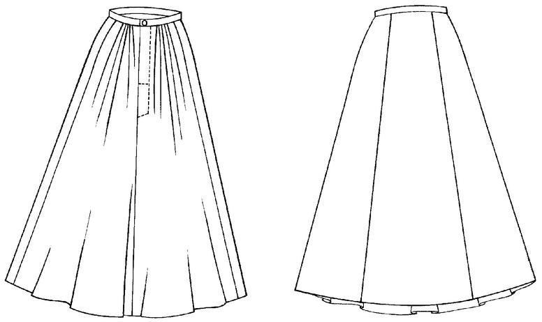Folkwear - Walking Skirt - 209
