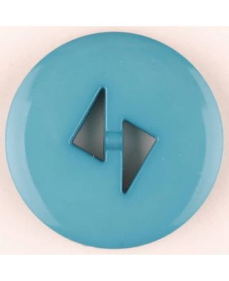 Dill - Triangle Cut-out Teal Button - 13mm