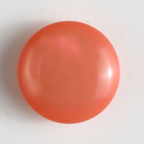 Dill - Pearly Peach Cap Shank Button - 15mm