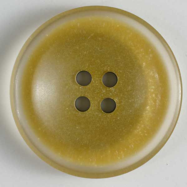 Dill - Fashion Button - Clear/Yellow - 18mm