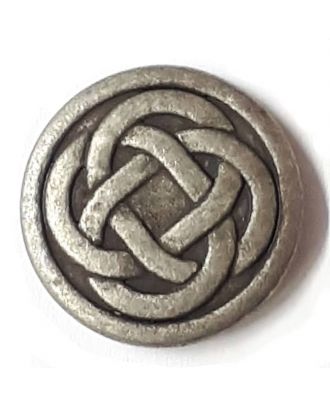 Dill - Celtic Knot Metal Button - 18mm