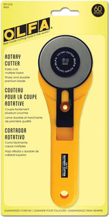 Olfa Rotary Cutter - 60mm Rotary Cutter - Straight Handle