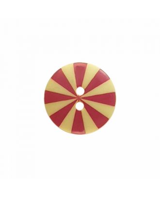 Dill - Kaffe Fassett Yellow Pink Radiate Button - 20mm