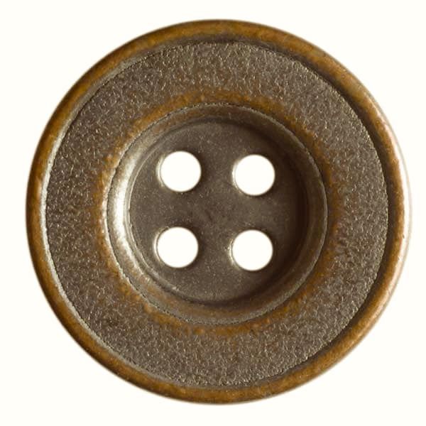 Dill - Indent Copper Button - 20mm