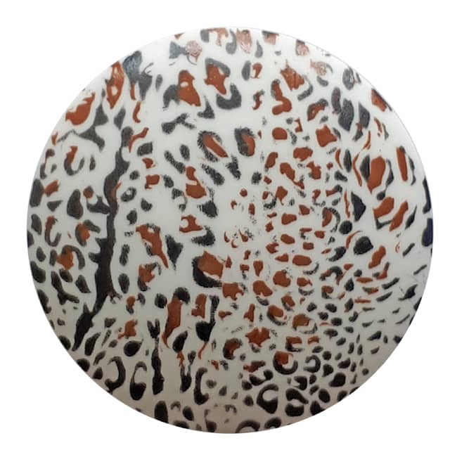 Dill - Cheetah Print - White/Black/Orange - 20mm