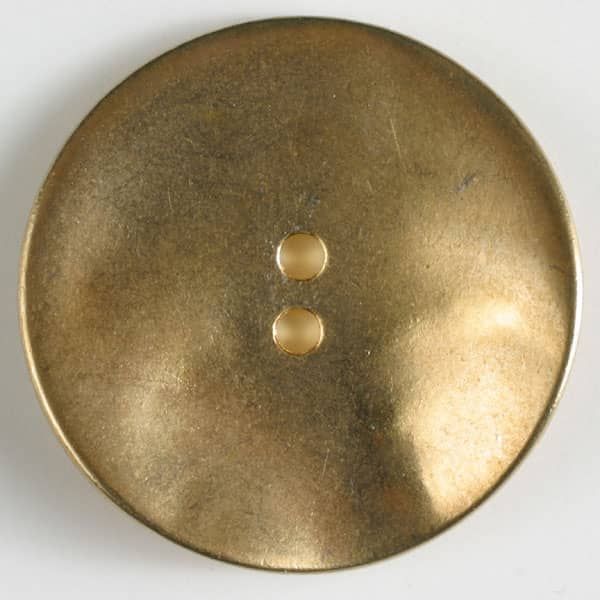 Dill - Dull Gold Wavy Button - 28mm