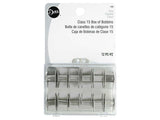 Dritz - Class 15 Box of Bobbins - Metal - 12 Pack - 939