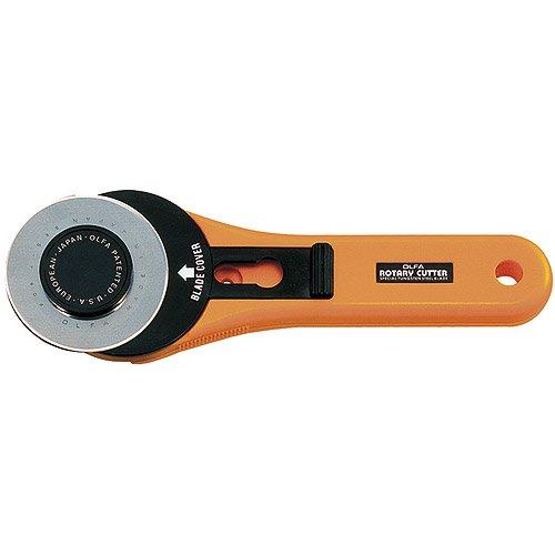 Olfa Rotary Cutter - 60mm Rotary Cutter - Straight Handle