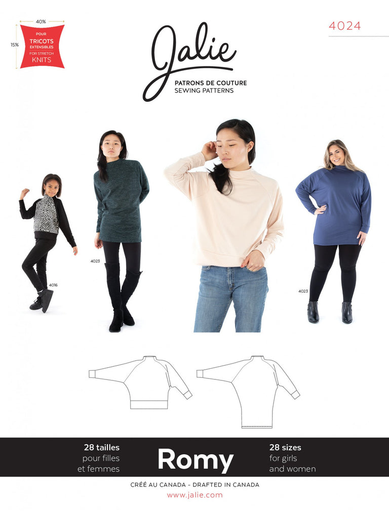 Jalie - ROMY Sweater and Tunic - 4024