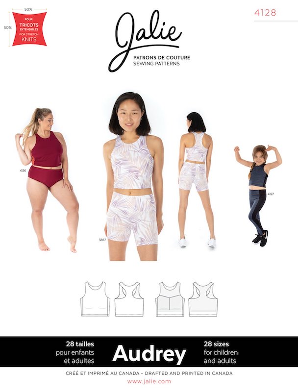 Jalie - AUDREY - Cropped Workout Top - 4128
