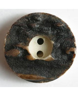 Dill - Brown Horn Button - 18mm