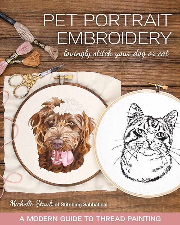 Pet Portrait Embroidery - Michelle Staub
