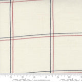 Moda - 16" Cotton Toweling - Americana - Window Pane - Cream