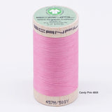Scanfil - Organic Cotton Thread - 50/2 wt - 500 Yards - Purple, Pink, Red, Orange, Yellow