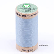 Scanfil - Organic Cotton Thread - 50/2 wt - 500 Yards - Blue and Green