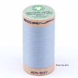 Scanfil - Organic Cotton Thread - 50/2 wt - 500 Yards - Blue and Green