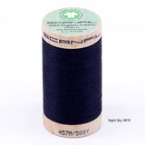 Scanfil - Organic Cotton Thread - 50/2 wt - 500 Yards - Blue and Green