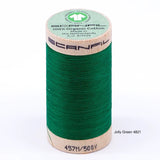 Scanfil - Organic Cotton Thread - 50/2 wt - 500 Yards - Blue and Green