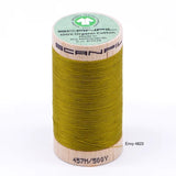 Scanfil - Organic Cotton Thread - 50/2 wt - 500 Yards - Blue and Green