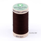 Scanfil - Organic Cotton Thread - 50/2 wt - 500 Yards - Neutrals