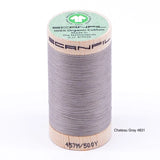 Scanfil - Organic Cotton Thread - 50/2 wt - 500 Yards - Neutrals