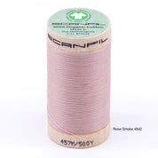 Scanfil - Organic Cotton Thread - 50/2 wt - 500 Yards - Purple, Pink, Red, Orange, Yellow