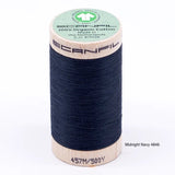 Scanfil - Organic Cotton Thread - 50/2 wt - 500 Yards - Blue and Green
