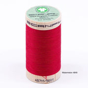 Scanfil - Organic Cotton Thread - 50/2 wt - 500 Yards - Purple, Pink, Red, Orange, Yellow