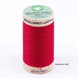 Scanfil - Organic Cotton Thread - 50/2 wt - 500 Yards - Purple, Pink, Red, Orange, Yellow