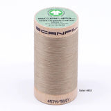 Scanfil - Organic Cotton Thread - 50/2 wt - 500 Yards - Neutrals