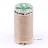 Scanfil - Organic Cotton Thread - 50/2 wt - 500 Yards - Neutrals