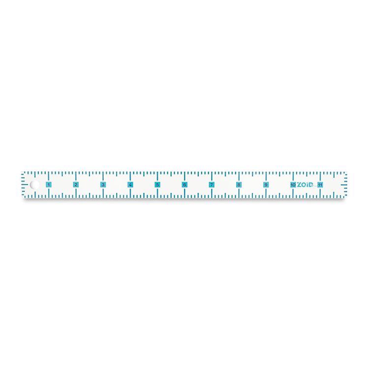 Westcott Beveled Plastic Ruler - 1 x 6