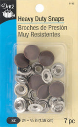 Dritz - Heavy Duty Snaps - 7pc. - Various