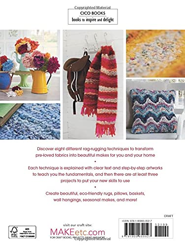 Rag Rug Techniques for Beginners: 30 Planet-Friendly Projects Using Rag-Rugging Methods From Around the World - Elspeth Jackson