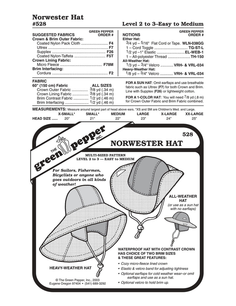 The Green Pepper - 528 - Norwester Hat