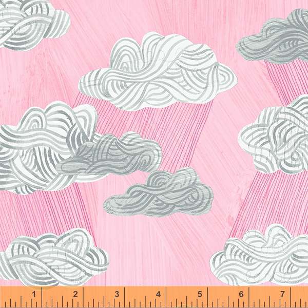 SALE! Windham - Happy - Silver Lining - Pink